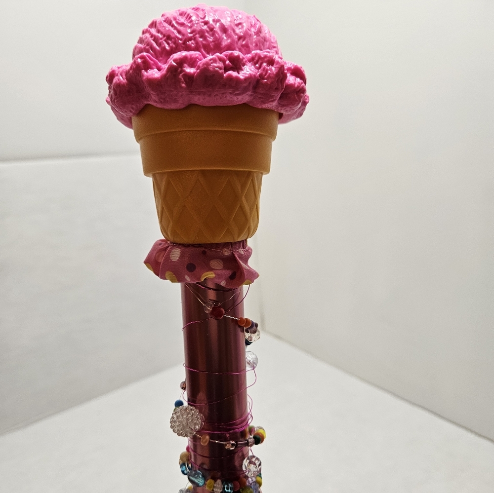 Ice Cream cone fairy plant wand